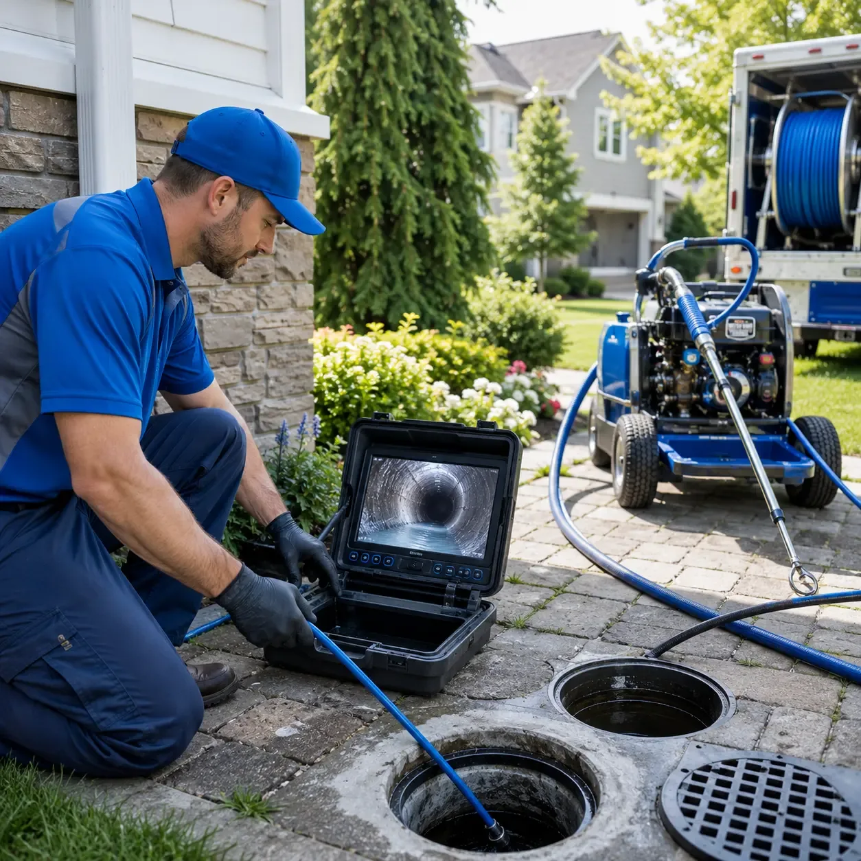 Outdoor drain cleaning professionals serving Carol Stream, IL
